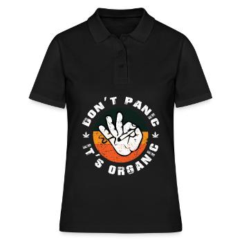 Cannabis Gras Kiffer Retro Cadeau - Polo Femme - noir - Devant - Ailine (174cm)