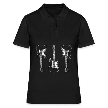 Guitare - Guitare Guitariste Guitare Guitare électrique eGita - Polo Femme - noir - Devant - Ailine (174cm)