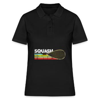 squash - Polo Femme - noir - Devant - Ailine (174cm)