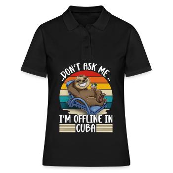 Vacances Cuba - Polo Femme - noir - Devant - Ailine (174cm)