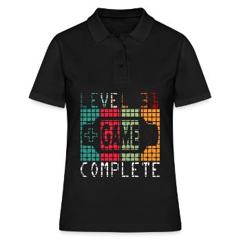Niveau 31 Déverrouillé - Polo Femme - noir - Devant - Ailine (174cm)