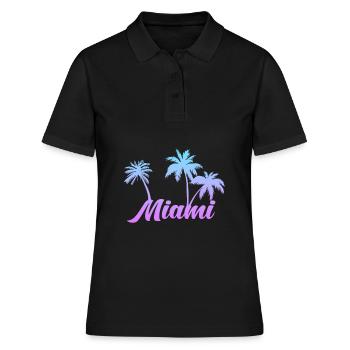 Miami Beach - Polo Femme - noir - Devant - Ailine (174cm)