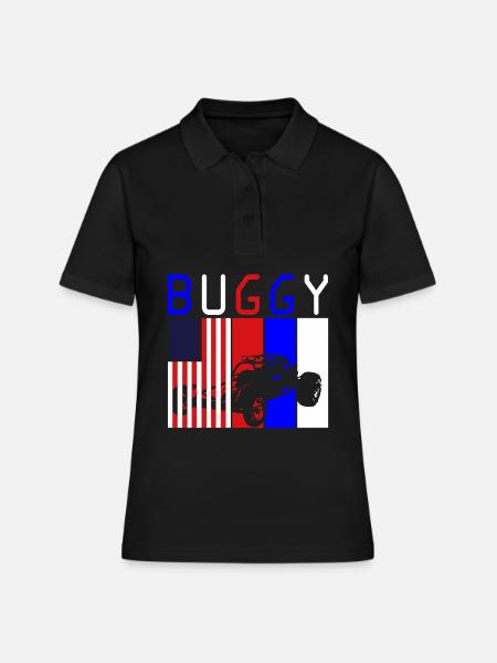 Buggy Geländefahrt Offroad Sand - Frauen Polo Shirt - Schwarz