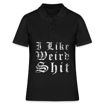 Être bizarre cool, bizarre - Polo Femme - noir - Devant - Ailine (174cm)