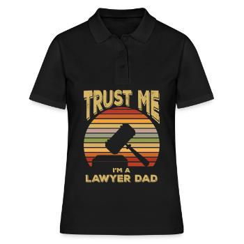 Avocat Avocat Avocat Papa - Polo Femme - noir - Devant - Ailine (174cm)