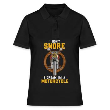 Motorcycling is not a disease choppers - Women's Polo Shirt - black - Front - Ailine (174cm)
