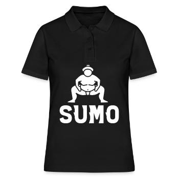 Sumo - Frauen Polo Shirt - Schwarz - Vorne - Ailine (174cm)