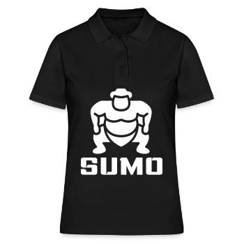 Sumo - Frauen Polo Shirt - Schwarz - Vorne - Ailine (174cm)