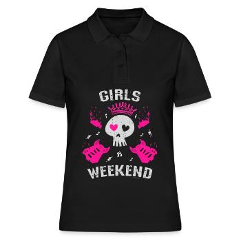 Week-end entre filles - Polo Femme - noir - Devant - Ailine (174cm)