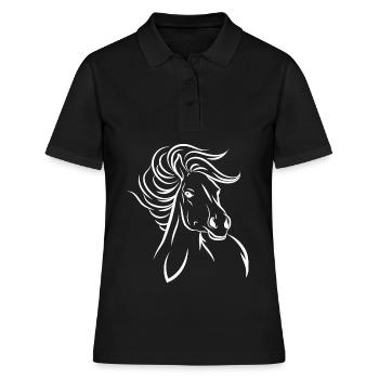 Cheval cheval - Polo Femme - noir - Devant - Ailine (174cm)