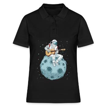 Guitar Gift Guitar Music Guitar Player - Women's Polo Shirt - black - Front - Ailine (174cm)