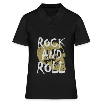 Rock and roll - Polo Femme - noir - Devant - Ailine (174cm)