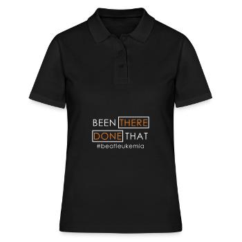 Cadeau pour les survivants de la leucémie - Polo Femme - noir - Devant - Ailine (174cm)