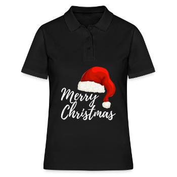 JOYEUX NOËL - JOYEUX NOËL !!! - Polo Femme - noir - Devant - Ailine (174cm)