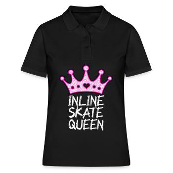 inline skate queen - Polo Femme - noir - Devant - Ailine (174cm)