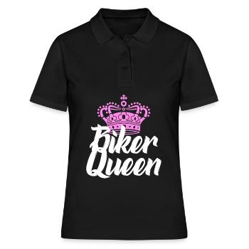 biker queen - Women's Polo Shirt - black - Front - Ailine (174cm)