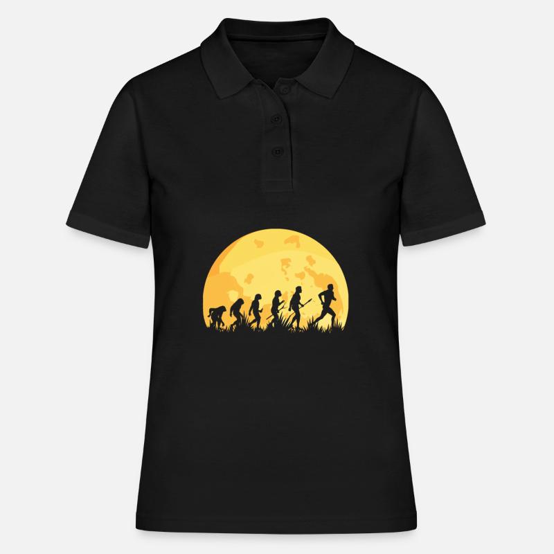 Evolution course coureurs de marathon Jogging Jogging - Polo Femme - noir