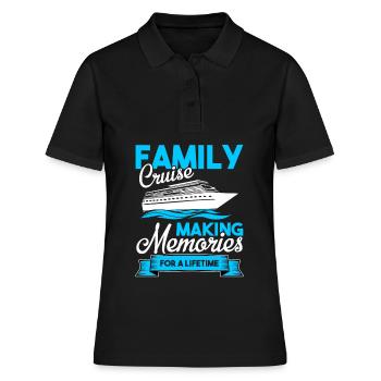 Croisière Croisière Vacances Croisière Familiale - Polo Femme - noir - Devant - Ailine (174cm)