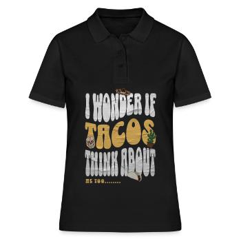 Taco - Frauen Polo Shirt - Schwarz - Vorne - Ailine (174cm)