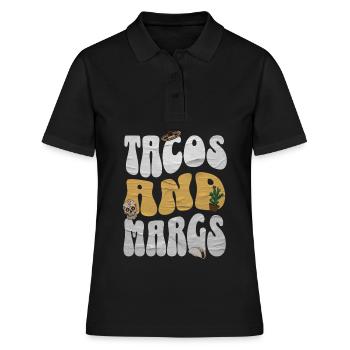 Taco - Frauen Polo Shirt - Schwarz - Vorne - Ailine (174cm)