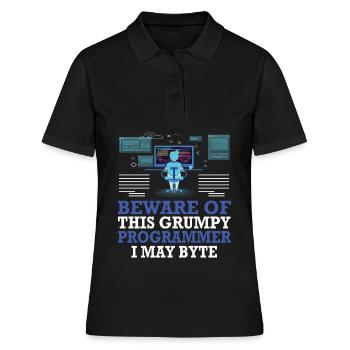 Funny Programmers Coding Gift - Frauen Polo Shirt - Schwarz - Vorne - Ailine (174cm)