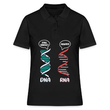 Professeur de biologie Biologiste Microbiologie Biologiste - Polo Femme - noir - Devant - Ailine (174cm)
