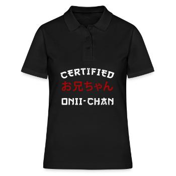 Oniichan Anime Meme Hentai Gift - Polo Femme - noir - Devant - Ailine (174cm)