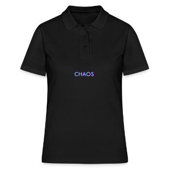 Chaos Anaglyph 3D Glitch Effect Gift - Women's Polo Shirt - black - Front - Ailine (174cm)