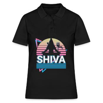 Shiva Dieu hindou Ancienne mythologie hindoue Cadeau - Polo Femme - noir - Devant - Ailine (174cm)