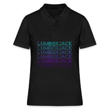 Bûcheron Bûcheron Rétro - Polo Femme - noir - Devant - Ailine (174cm)