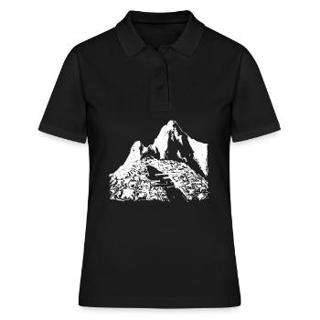 Machu Picchu Pérou Inca Cadeau - Polo Femme - noir - Devant - Ailine (174cm)