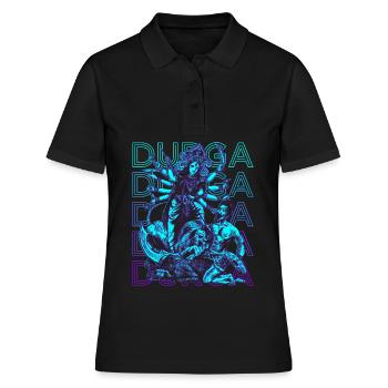 Durga Déesse hindoue Ancienne mythologie hindoue Geschen - Polo Femme - noir - Devant - Ailine (174cm)