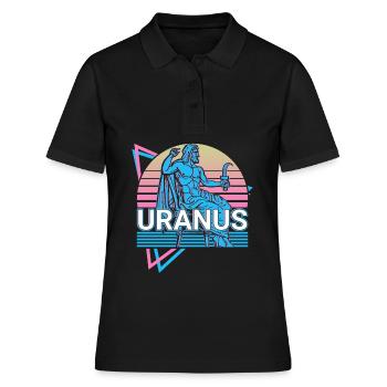 Uranus Dieu grec Ancien Grec Mythol - Polo Femme - noir - Devant - Ailine (174cm)