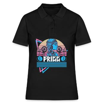 Frigg Déesse nordique Asgard Mythologie nordique - Polo Femme - noir - Devant - Ailine (174cm)