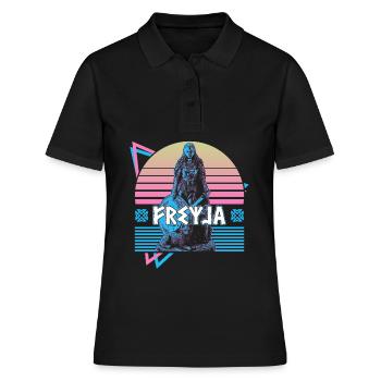 Freyja Freya Déesse nordique Asgard Mytus nordique - Polo Femme - noir - Devant - Ailine (174cm)
