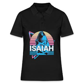 Isaïe Israélite Prophète Juif Juif - Polo Femme - noir - Devant - Ailine (174cm)
