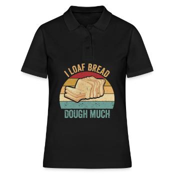 Funny bread baker - Women's Polo Shirt - black - Front - Ailine (174cm)