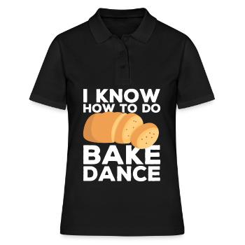 Funny bread baker - Women's Polo Shirt - black - Front - Ailine (174cm)