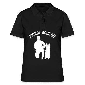 Chien policier policier - Polo Femme - noir - Devant - Ailine (174cm)