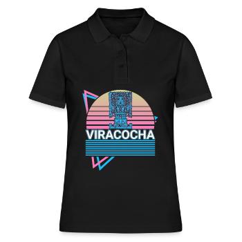 Viracocha Inca Rétro - Polo Femme - noir - Devant - Ailine (174cm)