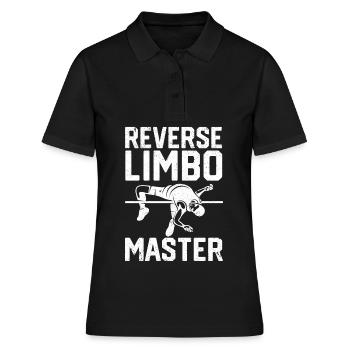 Lustiger Stabhochsprung Stabhochsprung Stabhochspr - Frauen Polo Shirt - Schwarz - Vorne - Ailine (174cm)