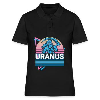 Uranus Griechischer Gott Antike griechische Mythol - Frauen Polo Shirt - Schwarz - Vorne - Ailine (174cm)