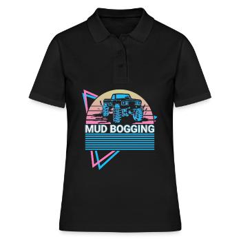 Boue Embourbage Rétro - Polo Femme - noir - Devant - Ailine (174cm)