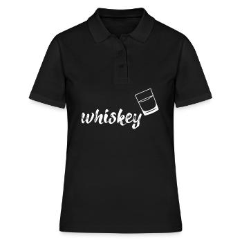 whisky, blanc - Polo Femme - noir - Devant - Ailine (174cm)