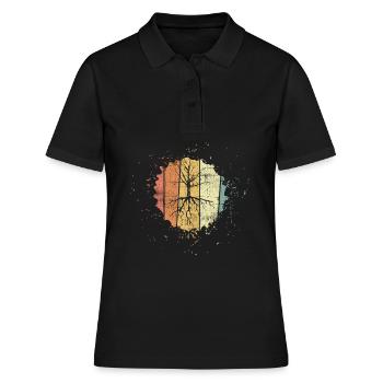 Protection de l’environnement Fridays for Future - Polo Femme - noir - Devant - Ailine (174cm)