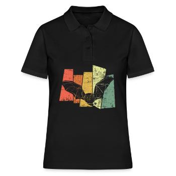 Chauve-souris - Polo Femme - noir - Devant - Ailine (174cm)