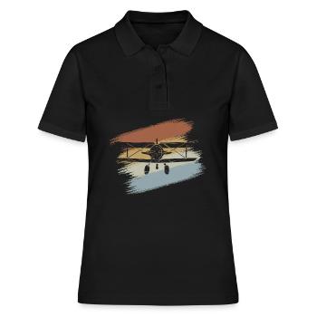 Avion - Polo Femme - noir - Devant - Ailine (174cm)
