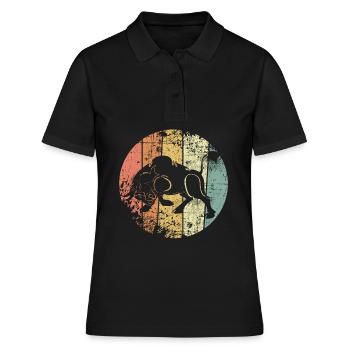 Bulles - Polo Femme - noir - Devant - Ailine (174cm)
