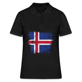 Islande - Polo Femme - noir - Devant - Ailine (174cm)