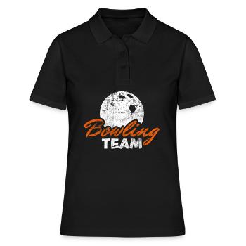 Équipe de bowling - Polo Femme - noir - Devant - Ailine (174cm)